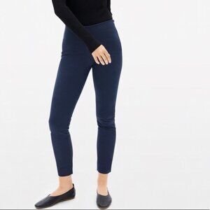 Everlane Blue The side zip Stretch ankle crop Cotton Pant Size 0 skinny